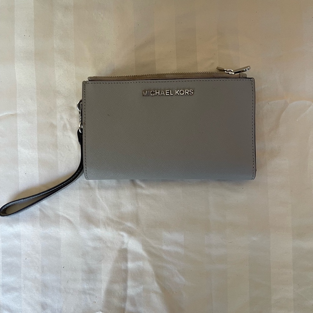 Michael Kors Men's Gray Wristlet